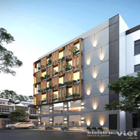 Cho Thuê Toà Văn Phòng Mới 100% 1 Hầm 5 Tầng, 1200m2 Sử Dụng