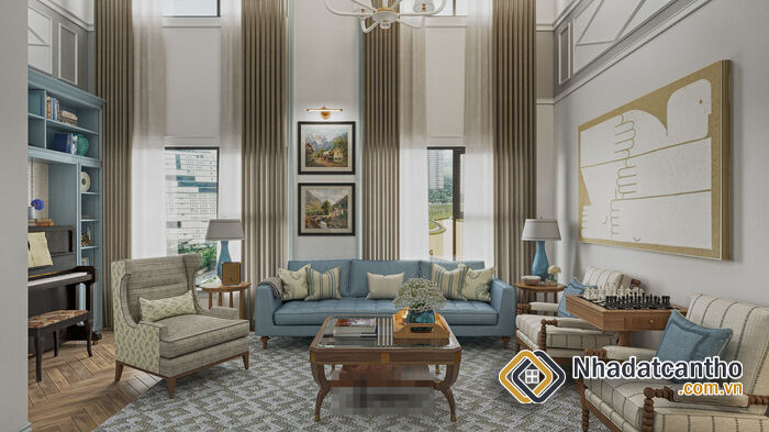 Căn hộ Duplex phong cách Farmhouse ngọt ngào như bước ra từ cổ tích