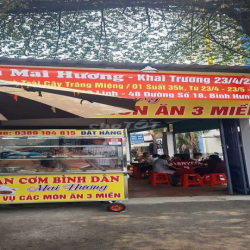 chủ quán đi lấy chồng cần sang mặt bằng quán cơm  tiện nghi đầy đủ