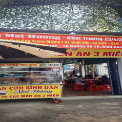 chủ quán đi lấy chồng cần sang mặt bằng quán cơm  tiện nghi đầy đủ
