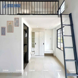Cho Thuê Căn Duplex gác cao bancol thoáng
