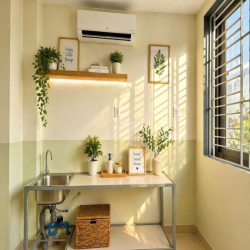 DUPLEX  Cửa Sổ Gần Chợ Bà Chiểu Thuận Tiện Đi Lại Qua Phú Nhuận , Q3