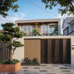 BIỆT THỰ SÂN VƯỜN CAO CẤP – NGAY TRUNG TÂM THÀNH PHỐ MỚI