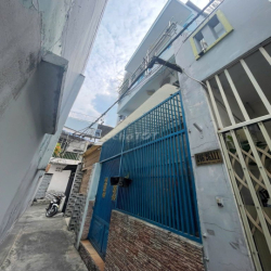 Cho thuê nhà XVNT, DT:4x10m. Trệt lửng lầu. 3PN, 2WC, 3 máy lạnh