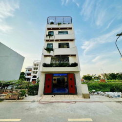 Cho Thuê Nhà Mới Xây 100% DT 200m2 1Trệt 1Lửng 3Lầu 4Pn 5Wc Sân Thượng