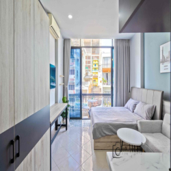 CHO THUÊ CHDV STUDIO 1PN TÁCH BẾP BAN CÔNG 40-50m2 TRUNG TÂM BẾN THANH