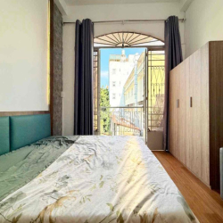 Cho Thuê Studio 35m2 Balcon Giặt Riêng Full NT Ngay Tân Định Quận 1