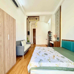 Cho Thuê Studio 35m2 Balcon Giặt Riêng Full NT Ngay Tân Định Quận 1