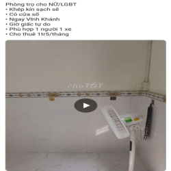 Share phòng - khép kín, có cửa sổ - khu an ninh - 1 người 1 xe
