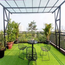 CHO THUÊ CĂN HỘ SÂN VƯỜN 2 BAN CÔNG SIÊU ĐẸP NGAY CẦU RÔNG- GIÁ 15TR