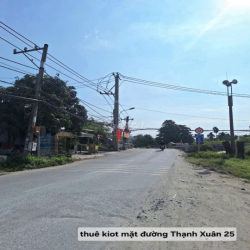 Cho thuê Kiot mặt bằng đường Thạnh Xuân 25 Q12