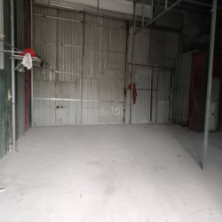 Cho thuê kho xưởng Lĩnh Nam 120M- 8 Triệu-ngõ oto 2,5 tấn