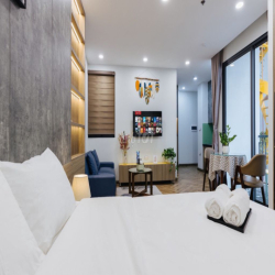Cho thuê căn hộ 1 ngủ full đồ vào ở ngay. Cho thuê từ 1 tháng.