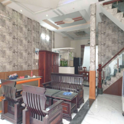 Nhà nguyên căn 2 lầu 7.5x17m, mặt tiền đường nhựa KDC xã Bà Điểm