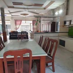 Nhà nguyên căn 2 lầu 7.5x17m, mặt tiền đường nhựa KDC xã Bà Điểm