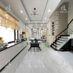 Cho Thuê villa 7x21m 1 trệt 3 lầu góc 2 mặt tiền KDC Newcity An phú