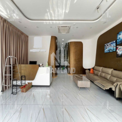 Cho Thuê villa 7x21m 1 trệt 3 lầu góc 2 mặt tiền KDC Newcity An phú