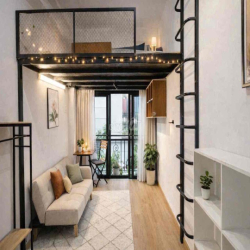 thuê phòng Duplex có thang máy Quận 1 gần Chợ Thái Bình
