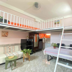 Phòng gác lửng full nội thất, sát trường Đại học bách khoa