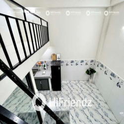 CHO THUÊ CĂN DUPLEX TRỆT GÁC CAO SẴN NỘI THẤT GẦN NGÃ TƯ BỐN XÃ