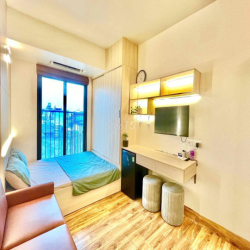 STUDIO FULL ĐỒ BAN CÔNG THOÁNG ÂU CƠ  TÂY HỒ - THUNG LŨNG HOA