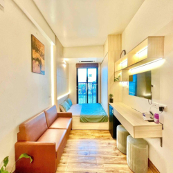 STUDIO FULL ĐỒ BAN CÔNG THOÁNG ÂU CƠ  TÂY HỒ - THUNG LŨNG HOA