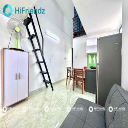 Căn Hộ Gác Cao 1m9 Bancol Rộng 45m2 Máy Giặt Riêng  Ngay Chợ Hoà Hưng