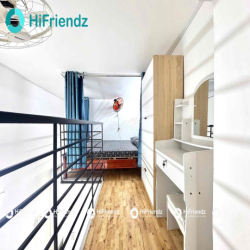 Căn Hộ Gác Cao 1m9 Bancol Rộng 45m2 Máy Giặt Riêng  Ngay Chợ Hoà Hưng