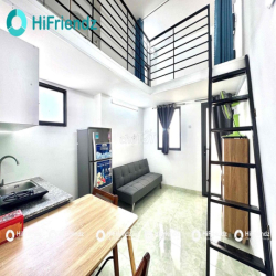 Căn Hộ Gác Cao 1m9 Bancol Rộng 45m2 Máy Giặt Riêng  Ngay Chợ Hoà Hưng
