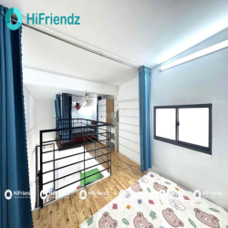 Căn Hộ Gác Cao 1m9 Bancol Rộng 45m2 Máy Giặt Riêng  Ngay Chợ Hoà Hưng