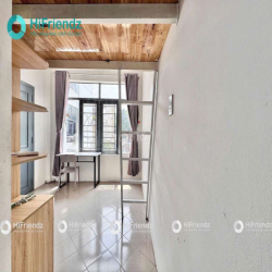 Căn hộ Duplex Full nội thất - cửa sổ trời gânf ngay ngã tư hàng xanh