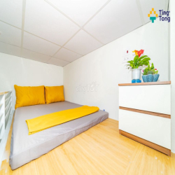 TT124 - Phòng đơn thiết kế tiện nghi gác xép ngay TMU, Quốc Gia vskk