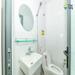 TT124 - Phòng đơn thiết kế tiện nghi gác xép ngay TMU, Quốc Gia vskk
