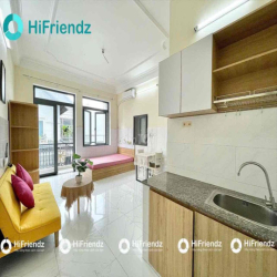 STUDIO BAN CÔNG FULL NỘI THẤT NGAY NHÀ GA T3 - Hoàng Hoa Thám