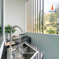 Phongd ngủ tách bếp ban công ngay đảo Kim Cương