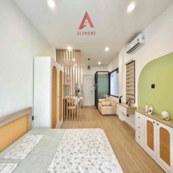 CHO THUÊ STUDIO BAN CÔNG MÁY GIẶT RIÊNG FULL NỘI THẤT SIU XINH GIÁP Q1