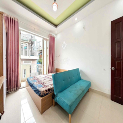 Thang Máy - Hầm Xe - Studio Balcon - Bàn Cờ Quận 3 - Full Nội Thất