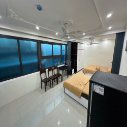 Phòng 2 ngủ full đồ bếp ngăn riêng phố Đình Thôn 38m2