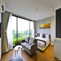 Cho Thuê Căn Hộ Dịch Vụ Studio Cao Cấp 35m² Âu Cơ Tây Hồ Hà Nội