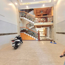 Nhà - Hẻm Thông 8M💎Nguyễn Văn Lượng P10💎5x20m 4 Lầu -5PN-Thang Máy