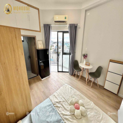 Cho thuê căn hộ ban công, studio, full NT mới, máy giặt riêng gần Aeon