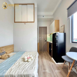 Cho thuê căn hộ ban công, studio, full NT mới, máy giặt riêng gần Aeon