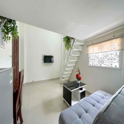 Căn hộ mini - Gác Cao 1M6 - Full nội thất gần Lotte - ĐH Tôn Đức Thăng