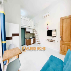 Căn hộ mini - Gác Cao 1M6 - Full nội thất gần Lotte - ĐH Tôn Đức Thăng