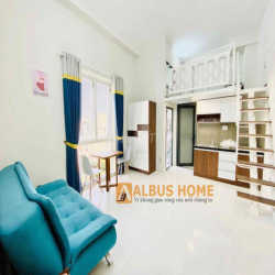 Căn hộ mini - Gác Cao 1M6 - Full nội thất gần Lotte - ĐH Tôn Đức Thăng