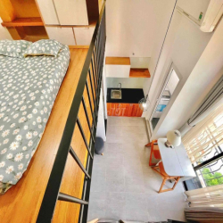 Căn hộ mini - Gác Cao 1M6 - Full nội thất gần Lotte - ĐH Tôn Đức Thăng