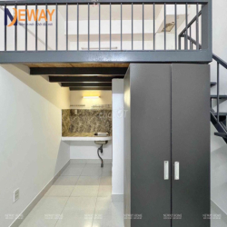 Duplex cửa sổ trời siêu thoáng, Phòng rộng, gác cao gần Chợ Phú Bình