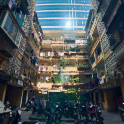 Nhà riêng sân vườn có chỗ để oto trong nhà tại Tân Mai cho thuê