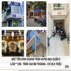 CHO THUÊ MẶT TIỀN NGUYỄN TRÃI (Q5) - TRẦN HƯNG ĐẠO (Q5) - BÀN CỜ (Q3)