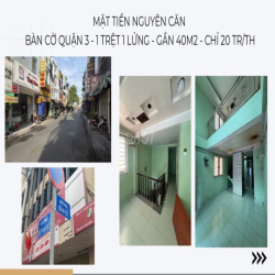 CHO THUÊ MẶT TIỀN NGUYỄN TRÃI (Q5) - TRẦN HƯNG ĐẠO (Q5) - BÀN CỜ (Q3)